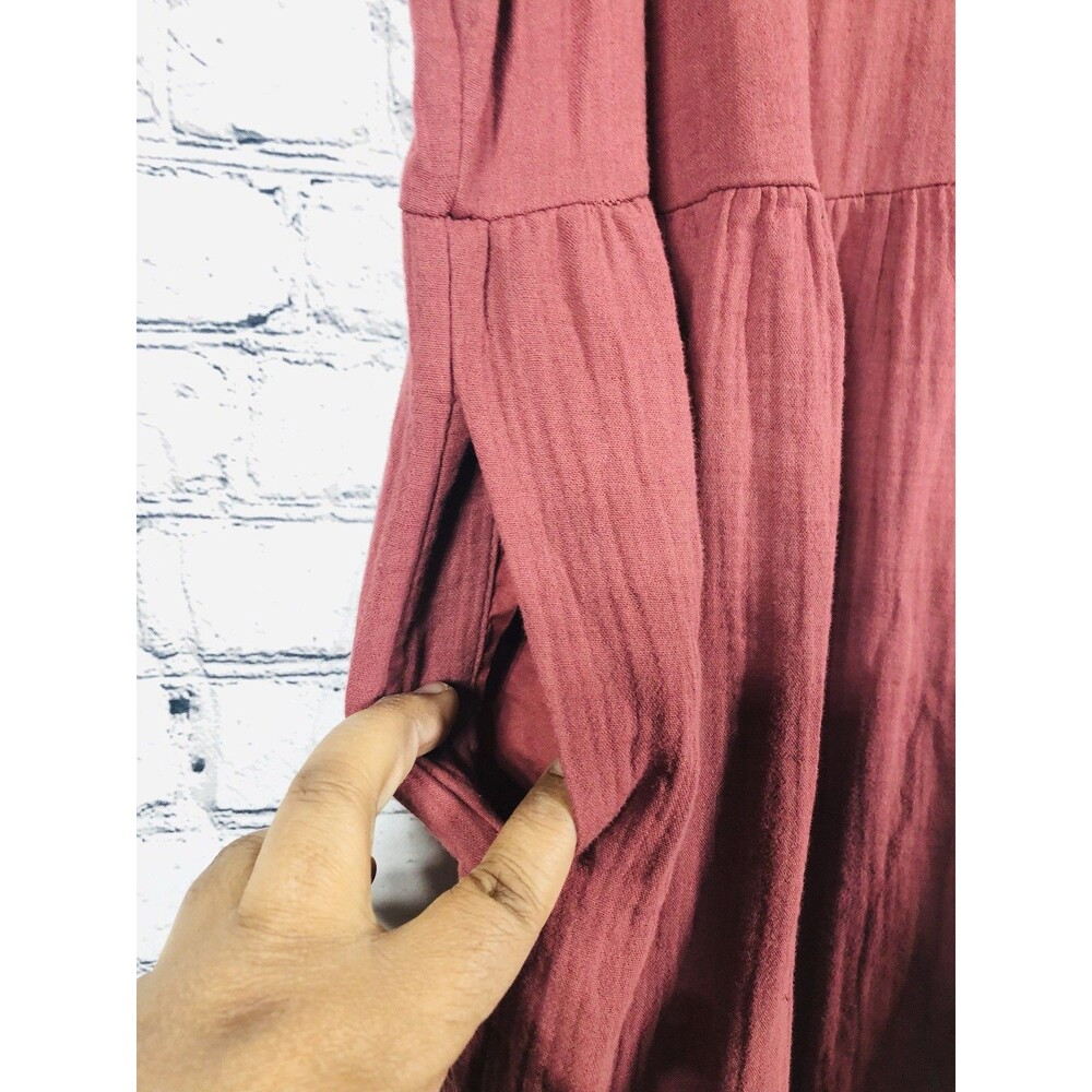 Universal Thread Mauve Ruffle Midi Dress - Picture 5 of 8